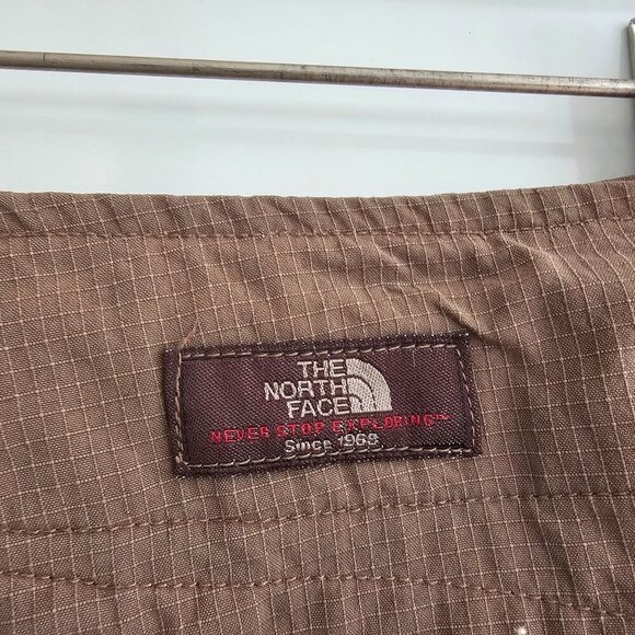 The North Face Womens Brown Ripstop Long Shorts Size 4 Lightweight Outdoor Wear - Picture 6 of 12